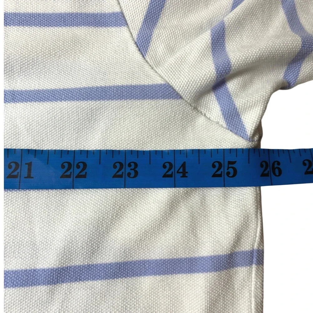 Polo Ralph Lauren Striped Cotton Pique Polo Shirt Orange Pony XXL Preppy